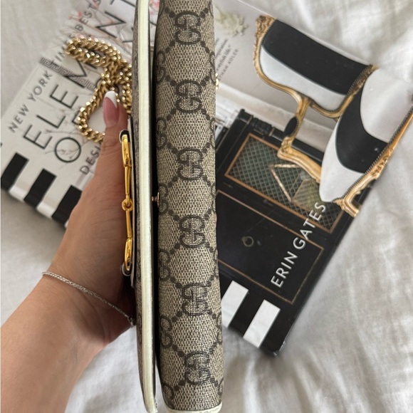 Gucci Brown and Gold Crossbody Bag - Picture 6 of 11